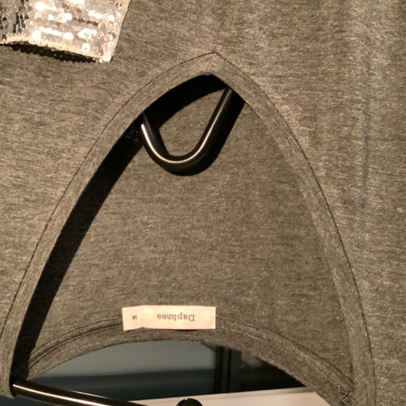 Top t-shirt Bling bling glam on the pocket - Picture 3 of 4